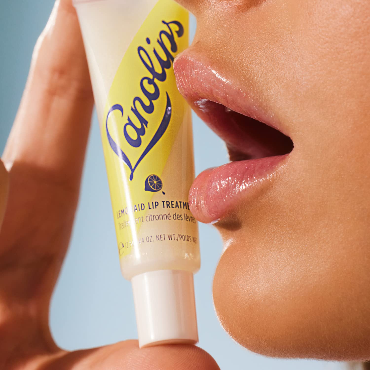 Lanolips Lip Treatment Duo - Banana Balm Lanolin Gloss for Long Lasting Hydration (12.5g) + Lemonaid Lanolin Lip Treatment - Clear Gloss and Exfoliant (12.5g) - Image 5